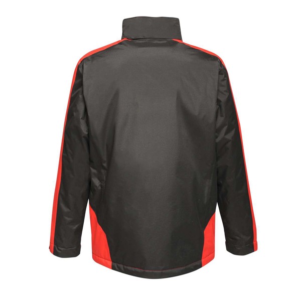 Contrast Insulated Jacket - Black / Classic Red / S