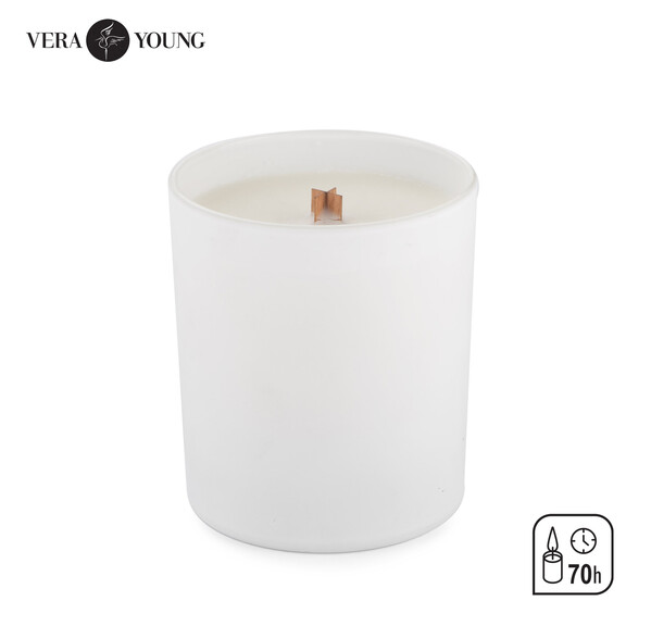 Sveča iz sojinega voska 220g - Knjižnica - VERA YOUNG