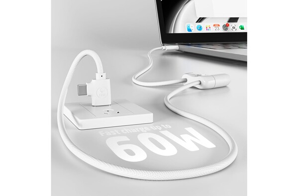 4034 - Câble Xoopar Ice-Tag fourni avec le traceur Find My - Blanc