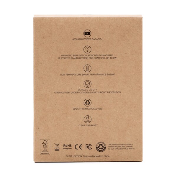 BrandCharger powerbank Powercharge Air | 5.000 mAh - wit