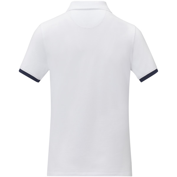 Morgan Polo für Damen, zweifarbig - weiss / 2XL