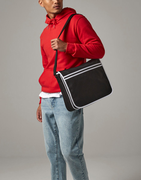 Retro Messenger - Black / White / ONE SIZE