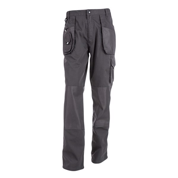 THC WARSAW. Pantalon homme en coton et polyester - Gris /