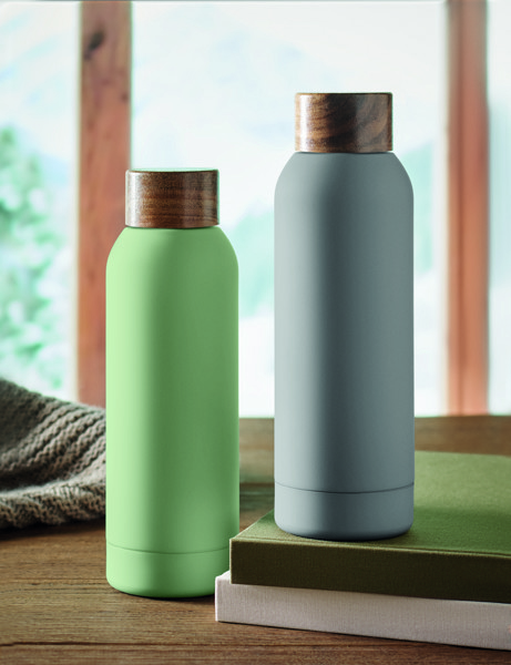 Garrafa parede simples 700 ml Geiser - Verde Menta