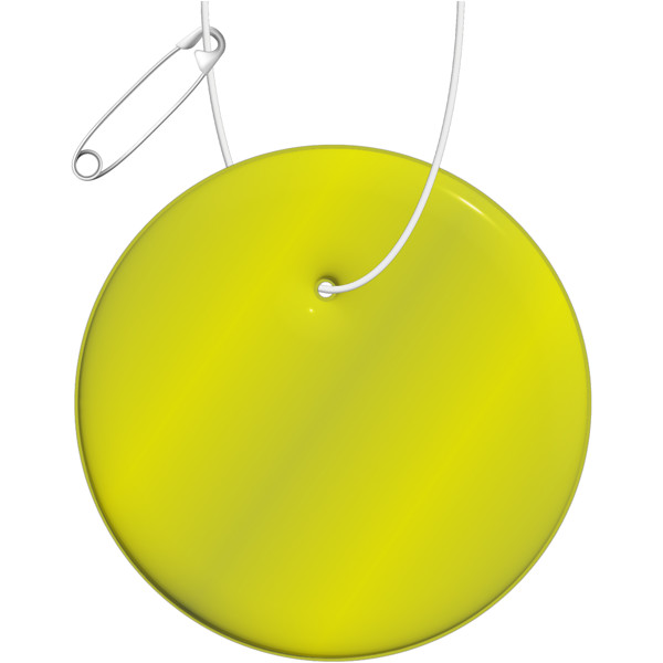 Pendente refletor de PVC redondo RFX™ - Amarelo neón