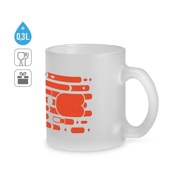 KENNY II. Staklena šalica 340 ml