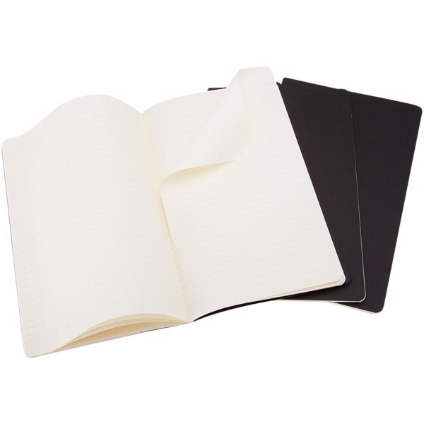 Moleskine Cahier Journal L - ruled - Solid Black