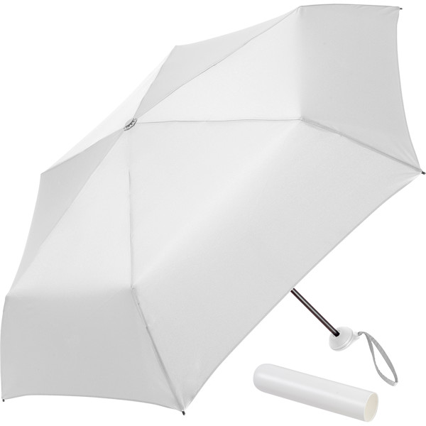 Mini pocket umbrella FARE-Tube® - White-White