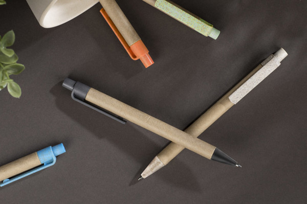 Paper ball pen TIKO - black