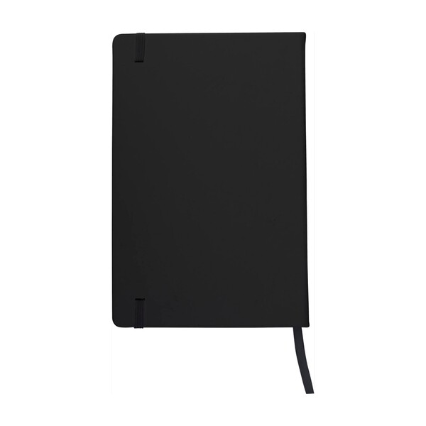 Notebook Eva | Recycled PU | A5 | Lined - black