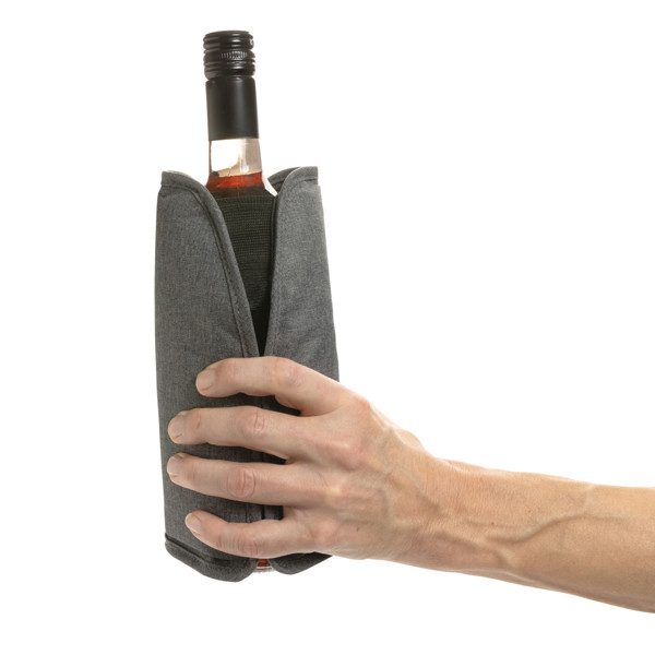 Vino Aware tulec za vino rPET, 225x155x25 mm - Siva