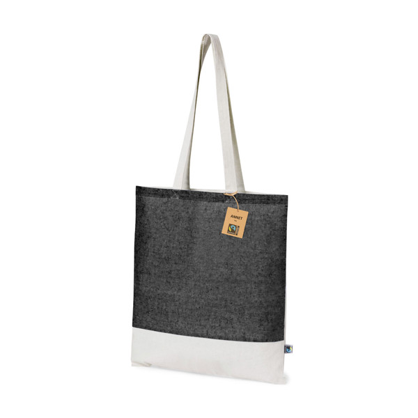 Bolsa Annet Fairtrade - Negro