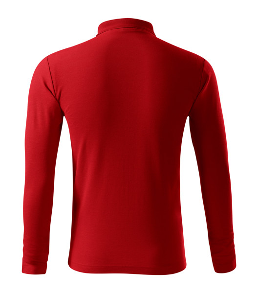 Polokošile Pánská Malfini® Pique Polo Ls - Červená / XL