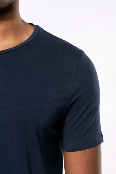 Men's Short-Sleeved Crew Neck T-Shirt - White / L