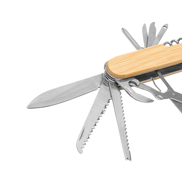 11-Piece Pocket Knife Bamboo Helper