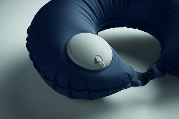 Cuscino da viaggio gonfiabile Heddow - Blu