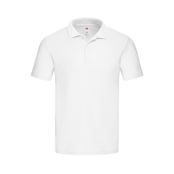 Adult White Polo Shirt Original - White / S