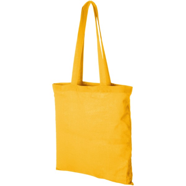 Shopper in cotone 140 g/m² Madras - 7L - Giallo