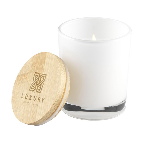 Wooosh Scented Candle Sweet Vanilla - White