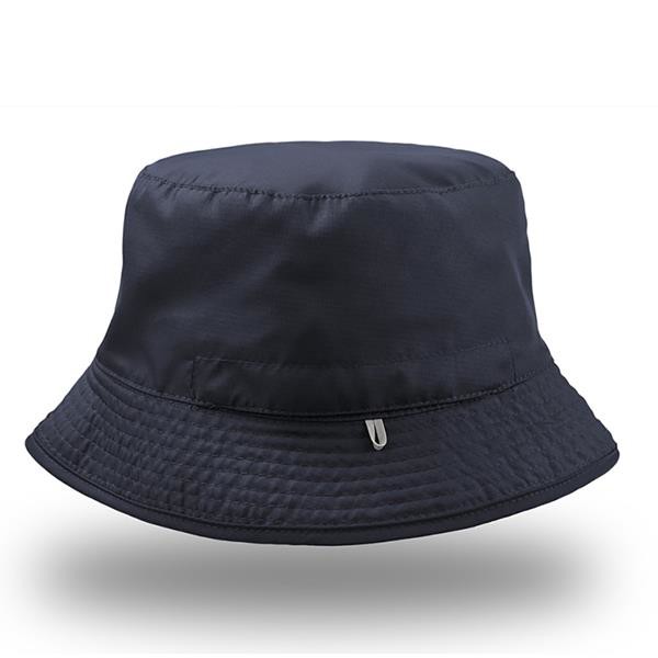 Panamá Bucket Pocket, 100% Ribstop Poliéster - Azul Marinho