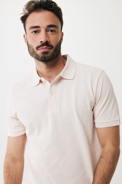 Polo tričko Iqoniq Yosemite z recykl. bavlny - Cloud Pink / M