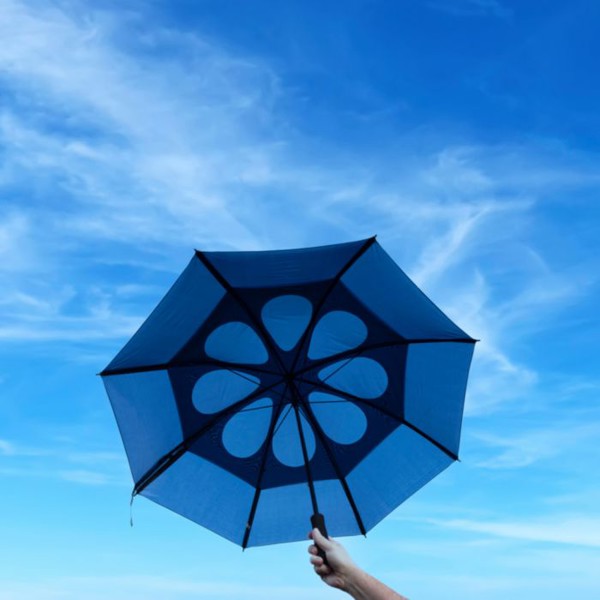 Parapluie tempête grand golf Debbie - Grey