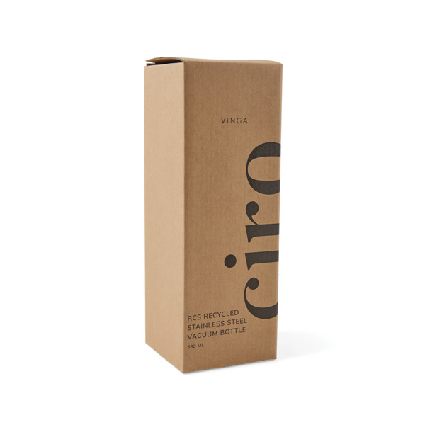 Vinga Ciro vakuumska steklenica, 580 ml, reciklirano jeklo - Modra