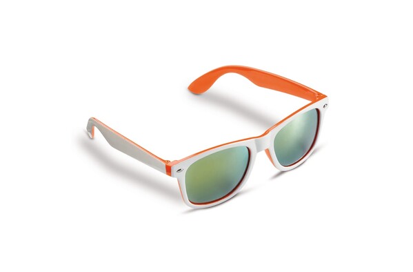 Sunglasses Jeffrey 2-tone UV400 - White / Orange