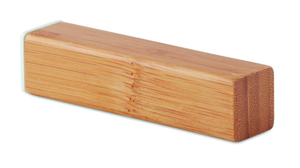 Powerbam bamboo power bank 2200 mAh, DC5V/1A