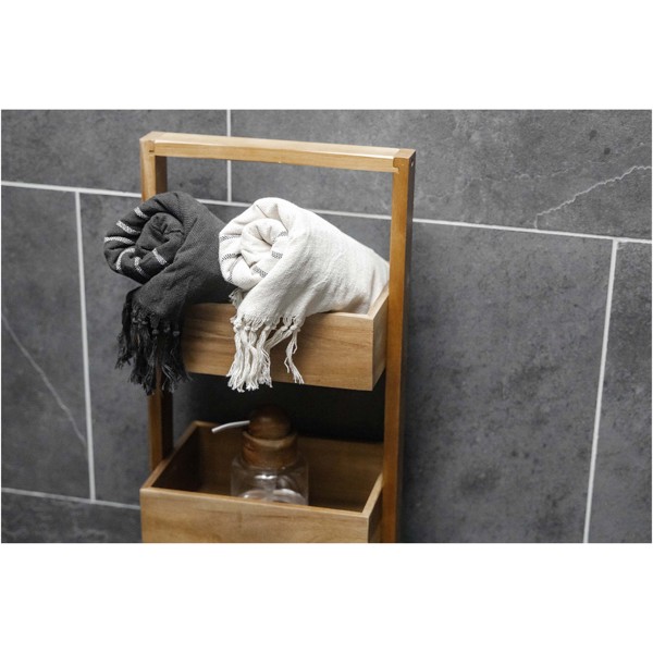 Originalhome Tuch 85 × 175 cm aus recyceltem Material - schwarz