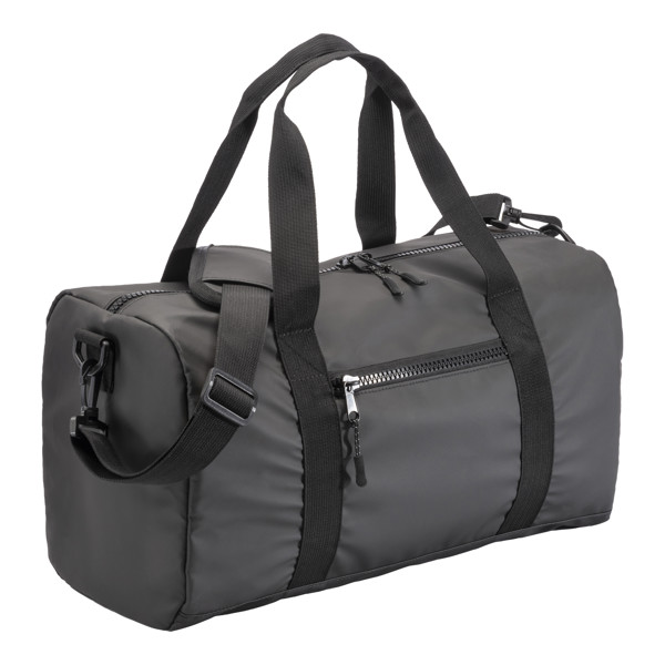 Borsa Duffle In Poliestere Water Resistant. Tracolla Regolabile E Removibile Con Fibbia