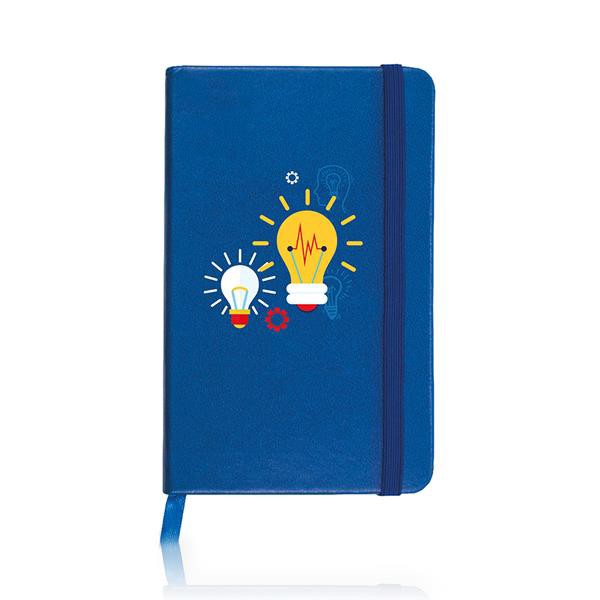 Bloco De Notas A6, Com Capa Em Cartão - Branco