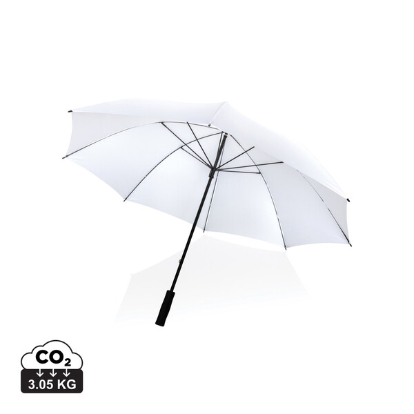 30" Impact AWARE™ RPET 190T storm proof paraplu - Wit