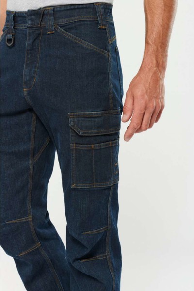 Men's Multipocket Denim Trousers - 36