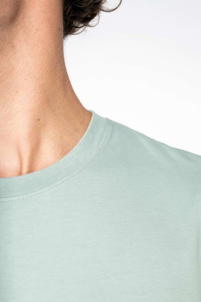 Unisex Eco-Friendly Dip Dye T-Shirt - Dip Dye Aquamarine / L