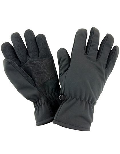 Softshell Thermal Glove - Black / L/XL