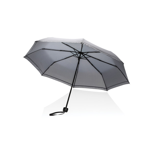 Mini parapluie 20.5" rPET 190T réfléchissant Impact AWARE™ - Gris