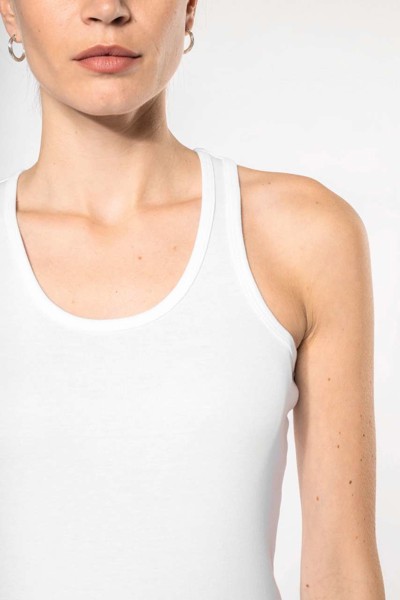 Angelina - Ladies' Vest - White / M