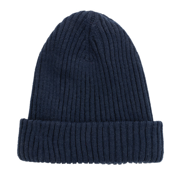 Dvojitě pletená beanie čepice Impact z Polylana® AWARE™ - Námořní Modř