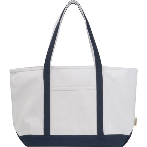 Large carrier bag made from recycled cotton HARVEY - Beige
