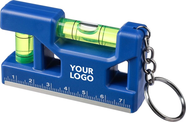 Porta-chaves de nível de bolha de ar em ABS reciclado Indira - White