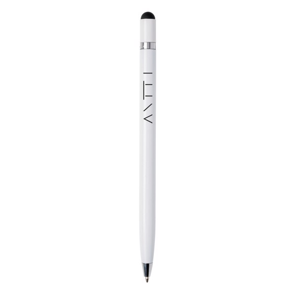 Simplistic metal pen - White