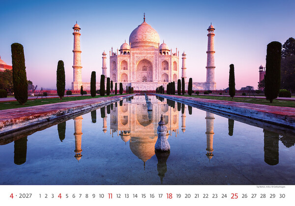 Calendar World Wonders