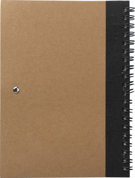 Notitieboek Stella | Gerecycled karton | Gelinieerd | Balpen - geel