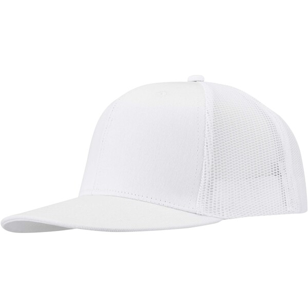 Cappellino a 6 pannelli da 260 g/m² Drift Snapback - Bianco