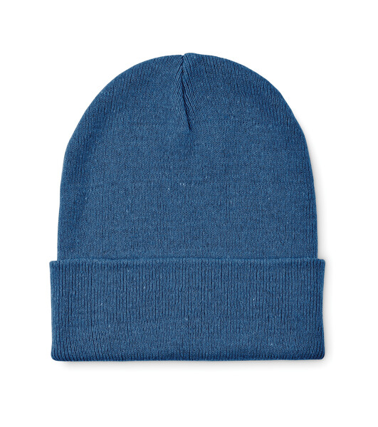 Bonnet tricoté avec revers Beanix - Bleu