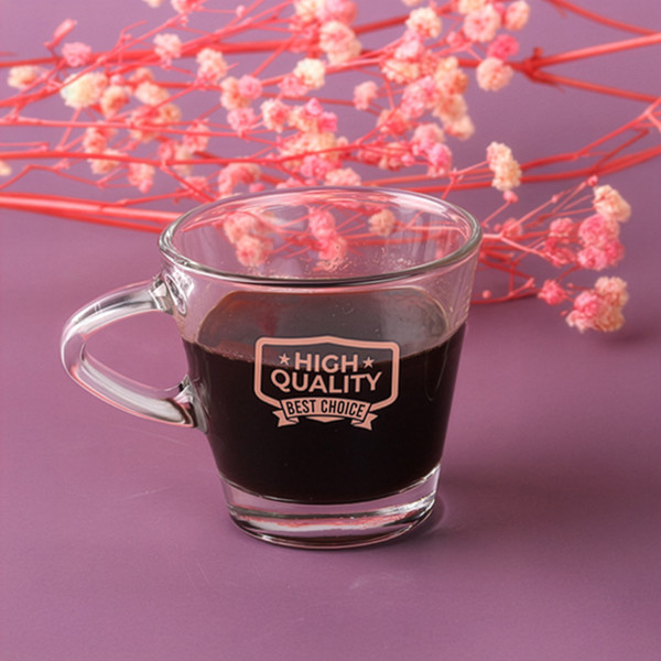 Glass mug Clara colorless