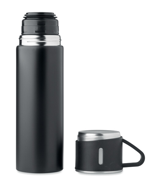 Dvojstenná fľaša 420 ml Tonia - Čierna