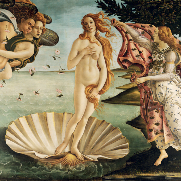 Notique Poznámkový Kalendář Sandro Botticelli 2027, 30 x 30 cm - Východní