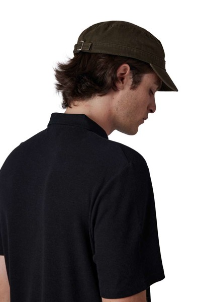 Cuba - 3 Panels Cap - Black